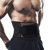 Virtcooy Atmungsaktiver Hüftgurt zur Unterstützung des Sports | Rückenbandage zur Linderung von...