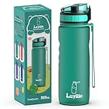 Luyiilo Trinkflasche Kinder Auslaufsicher 500 ml, BPA-Frei Trinkflasche mit Fruchteinsatz,...