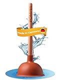 Der Pömpel I Pümpel, Saugglocke Abfluss 140mm groß, Perfekter Abflussreiniger für Dusche,...