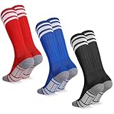 Utensilsto 3 Paar Kinder Fußball Stutzen Fußballsocken 28-32 Fußball Fussball Socken Sportsocken...