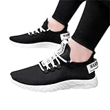 Schuhe 42 5 Herren Sneaker Weiß Fitness Joggingschuhe Klettverschluss Weiße Sneakers Laufschuhe...