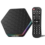 Android TV Box 12.0, TV Box Android 2025 4GB RAM 64GB ROM H618 Quad Core Cortex-A53 CPU, Android Box...