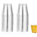 Diffaxy 30 Schnapsgläser plastik, transparente shot becher plastik(30 ml/1 oz), wiederverwendbar,...