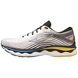 Mizuno Herren Wave Sky 6 Traillaufschuhe, White Cyberyellow Ibunting, 43 EU