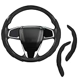 2 StüCk Lenkradbezug, Auto Lenkradbezug, Lenkradschutz Aus Leder Gefertigt, rutschfest Und...