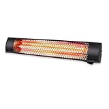alpina Heizstrahler Terrasse XD-YS2000DE - Infrarotheizung 2000W - Deckenheizstrahler für Innen-...