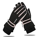 Andiker Winter Damen Skihandschuhe, Winterhandschuhe Warm, wasserdichte Touchscreen Anti Rutsch...