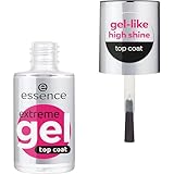 essence extreme GEL top coat, Überlack, Nr. 01, Transparent, langanhaltend, glättend, schützend,...