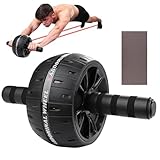 Bauchtrainer Roller - Übungsrad mit Kniepolster, Roller Core Sculptor | Heimtrainingsgerät für...