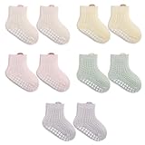 5 Paar Baby Socken Baby Hausschuh Socken Kinder Grip Socken Weiche Baumwolle Kleinkind...