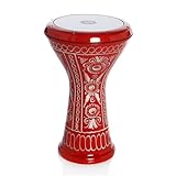 VD® Darbuka/Doumbek Aluminiumguss – Stimmösen und Rmvble-Kopf (21,6 cm) (Anatolische Motive in...