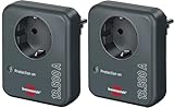 Brennenstuhl Steckdosenadapter mit Überspannungsschutz 13.500 A (Adapter als Blitzschutz für...