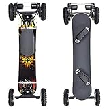 48-Zoll-Gelände-Cross-Country-Skateboard, 1650-W-Motor und Fernbedienung, Höchstgeschwindigkeit 40...