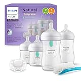 Philips AVENT Babyflaschen mit AirFree Ventil, Geschenkset für Neugeborene – 4 Babyflaschen,...