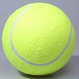 Hidyliu 24cm Haustier-Spielzeug-Riesen-Tennisball Haustier-Kauspielzeug Aufblasbarer Tennisball...