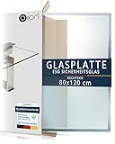 bijon Glasplatte Tisch ESG Sicherheitsglas Rechteck - Für Esstisch, Couchtisch, Gartentisch,...