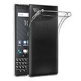 AICEK Kompatibel mit BlackBerry Key2 Hülle, Transparent Silikon Handyhülle TPU Schutzhülle Bumper...