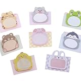 160 Blätter Cartoon Animal Notes Paper 60x58mm Adheive Kleine Notizbilder Erinnerung Auf Notebook...