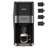 Cecotec Espresso-Kaffeemaschine Kompakt Kapselmaschine FreeStyle Compact Dark, Leistung 1200 W,...