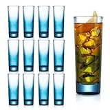 BIZ SUPPLINE Schnapsglas-Set mit schwerem Boden, 60 ml, Mini-Glasbecher für Likör, doppelseitige...