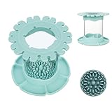 OSDUE Pinsel-Reiniger-Spülbecher (All-in-One), Fine Art Pinselreiniger-Becher mit Palette und...