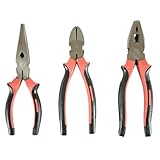 Zangen Set 3-teilig oder einzeln – Seitenschneider, Kombizange & Spitzzange 18 cm – ergonomische...
