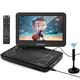 KCR Tragbarer TV/DVD-Player mit 12,5 Zoll (31,8 cm) – 25,7 cm (10,1 Zoll) HD-Bildschirm, digitaler...