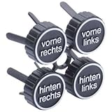 HR Reifen-Lagerungsmarkierungen / Markierung vorne hinten - zum Aufstecken - 4 Clips zum Einstecken...