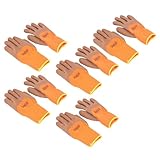 Yuecoom Arbeitshandschuhe, 5 Paar Wasserdichte Handschuhe, Wärmeisolierte Arbeitsschutzhandschuhe,...