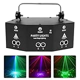 9-Eyes LED RGB Licht DJ Projektor Disco Bühnenbeleuchtung Lichteffekt DMX Effektstrahler Party Bar...