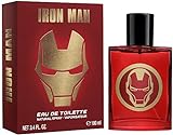 Iron Man Kinderduft im coolen Glasflakon (30 ml) – Marvel Geschenk für Jungen, Parfüm für...