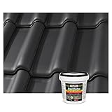 Isolbau Dachfarbe - 1.5 kg RAL Farbe Fassadenfarbe Nano Dachlack Sockelfarbe Wetterfest -...