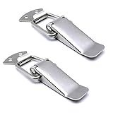 Spannverschluss Edelstahl Haspe Kistenverschluss Silber Hebelverschluss für Case Box, Toolbox,...