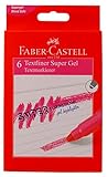 Faber-Castell Meißel Gel Textliner – 6 Stück (Pink)