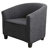 uyeoco Sesselüberwürfe Sesselschoner Sesselbezug Jacquard Clubsessel Elastisch Stretch Sesselhusse...