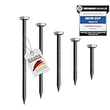 RIKAMA® – 50 Bildernägel im Mix aus je 10 x 20mm, 25mm, 30mm, 40mm, 50mm – Stahlnägel für...