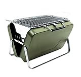 Holzkohlegrill Faltbarer Holzkohlegrill, Tragbarer BBQ-Grill, Leichter, Einfacher BBQ-Grill Für Das...