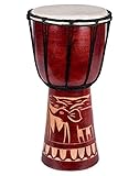 60cm Djembe Trommel Bongo Holztrommel Drum Darbuka Guter Klang Elefant Afrika