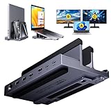 Laptop Docking Station Stand Dual 4K Monitor, QUUGE Dual HDMI Docking Station für Laptop, 2 HDMI...