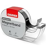 GAUDER Magnetband selbstklebend im Spender I Magnetklebeband I Magnetstreifen (6 m)