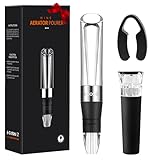 ecooe Weinbelüfter Wein Dekanter Set mit Vakuum Weinpumpe Folienschneider, Dekantierausgießer mit...