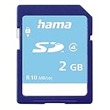 Hama Speicherkarte SD 2GB (SD-2.0 Standard, Class 4, Datensicherheit dank mechanischem...