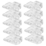 Gatuida 20 Sätze Teiliges Spiegelhalter Transparent mit Schrauben und Dübeln Einfache Montage ohne...
