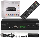 Romicta HD Receiver für Satelliten, Sat Receiver mit HDMI, DVB-S/S2, PVR, EPG, SCART, USB...