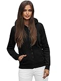 OZONEE Damen Kapuzenpullover Sweatjacke Sweatshirt Farbvarianten Kapuzenjacke Kapuzenpulli Langarm...