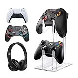 Kopfhörer Ständer Halter Headset Halterung Game Controller Halter 2 In 1 Acryl Universalhalterung...