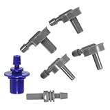 UTHCLO Anschlussadapter 6 Stück für Blutdruckmessgerät Armband Ersatz Steckverbinder aus Stabilem...