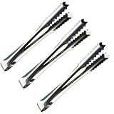 3 Stück küchenzange, 15.4cm Süßigkeiten Zange Küche Mini Zuckerzange Klein Servierzange 201...