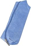 Online Premium-Schlampermäppchen/Pencil Case in Cord Blau I Stylisches Schlamperetui für Jungen &...