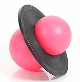 Togu Moonhopper Sport pink/schwarz - der Hüpfball für Erwachsene und Kinder, bis 110 kg belastbar